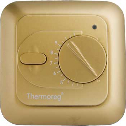 Лицевая панель для терморегуляторов Thermo цвет-золотой