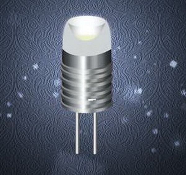 Лампа светодиодная LED 2вт 12в G4 белый капсульная FERON