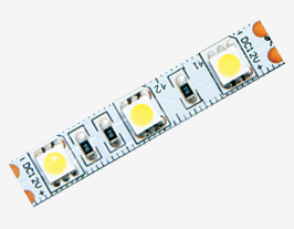 Лента LED  5050/60-SMD 14.4W  12V  теплый белый