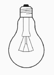 Лампа 40 Вт Е-27 обычная, СпецСвет