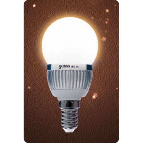 Лампа LED шарик 6(5)W E14 2700K