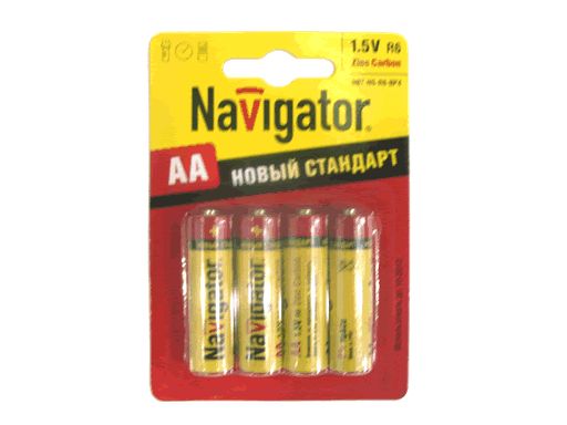 батарейка АА (блист.4шт) Navigator