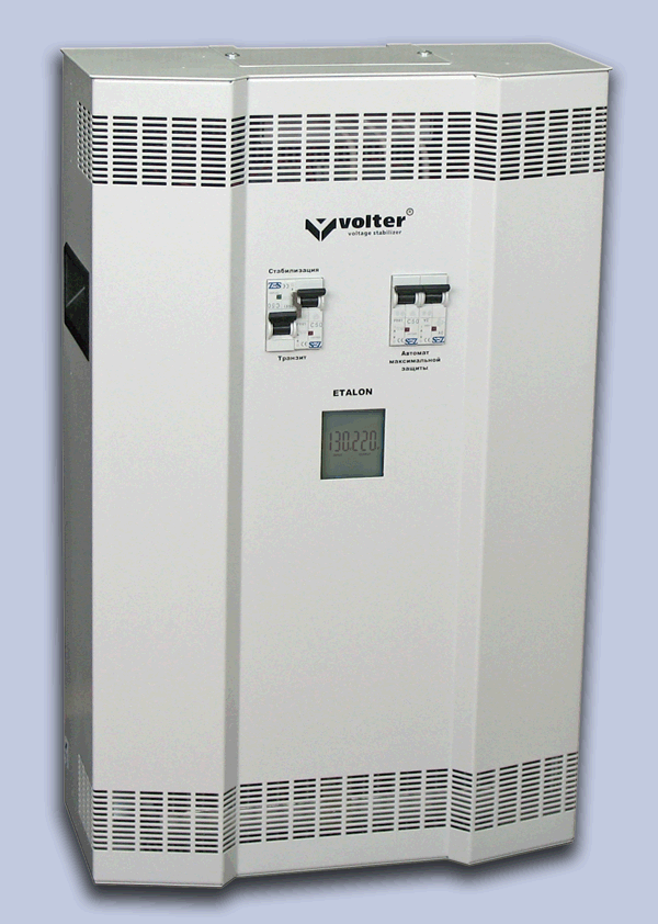 Стабилизатор 1-фазный СНПТО-7 эталон, мощность 7кВт, размеры 540х335х160, масса 21кг