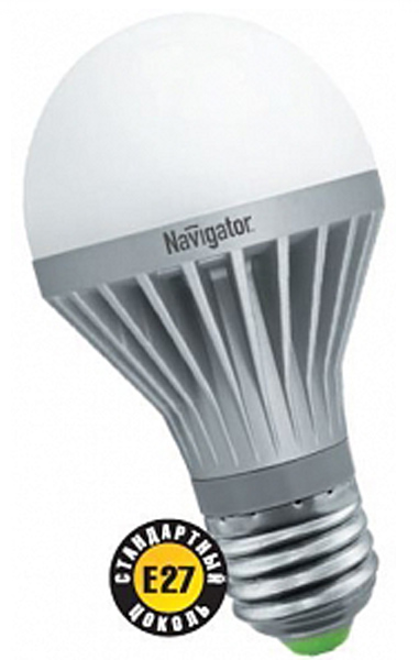 Лампа LED груша 10Вт 4000K E27 Navigator