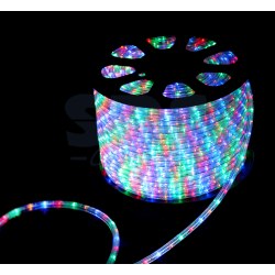 Дюралайт LED свечение с динамикой, мульти (RGB), 220В, бухта 100м
