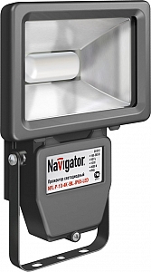 Прожектор Led 10 Вт 4000К черный 700Лм IP65 Navigator