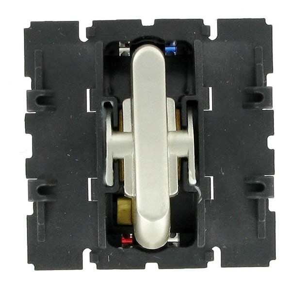 Выключатель кнопочный бесшумный с контактом HO+H3 - 6A (механизм)