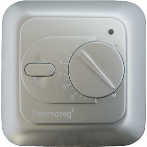 Лицевая панель для терморегуляторов Thermo цвет-серебро