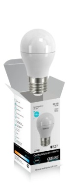 Лампа LED шарик 6W E27 4100K